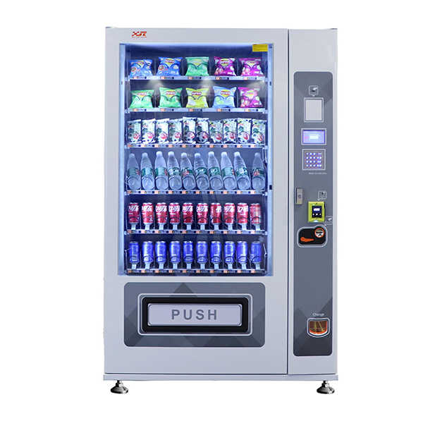 Large Capacity Automatic Combo Snacks Drinks Food Vending Machine