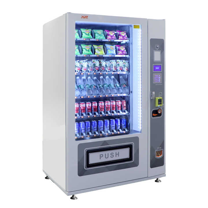 Large Capacity Automatic Combo Snacks Drinks Food Vending Machine