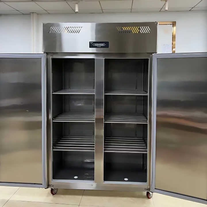 Kitchen Refrigerators Restaurant Freezer Large 2 Doors Stainless Steel Refrigerator Commercial Fridge